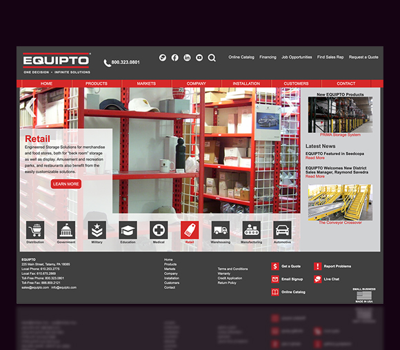 EQUIPTO website